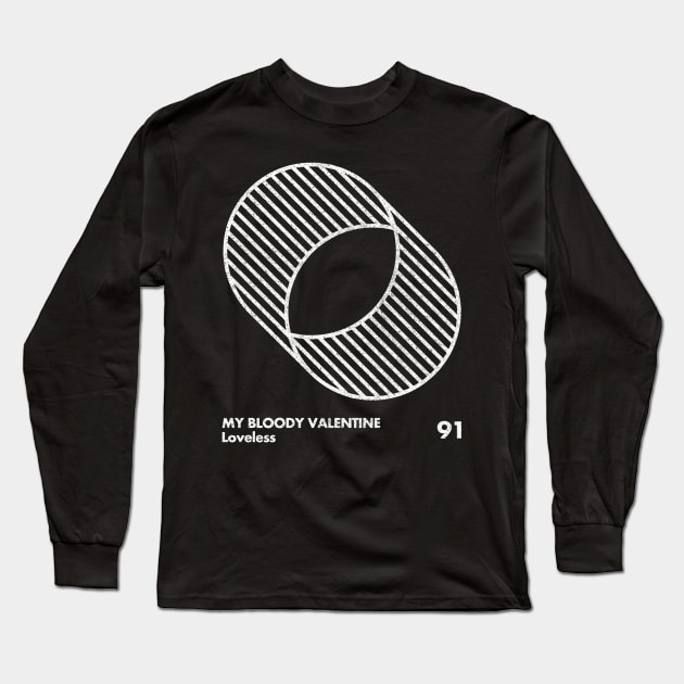 MBV / Loveless / Minimal Graphic Design Long Sleeve T-Shirt by saudade